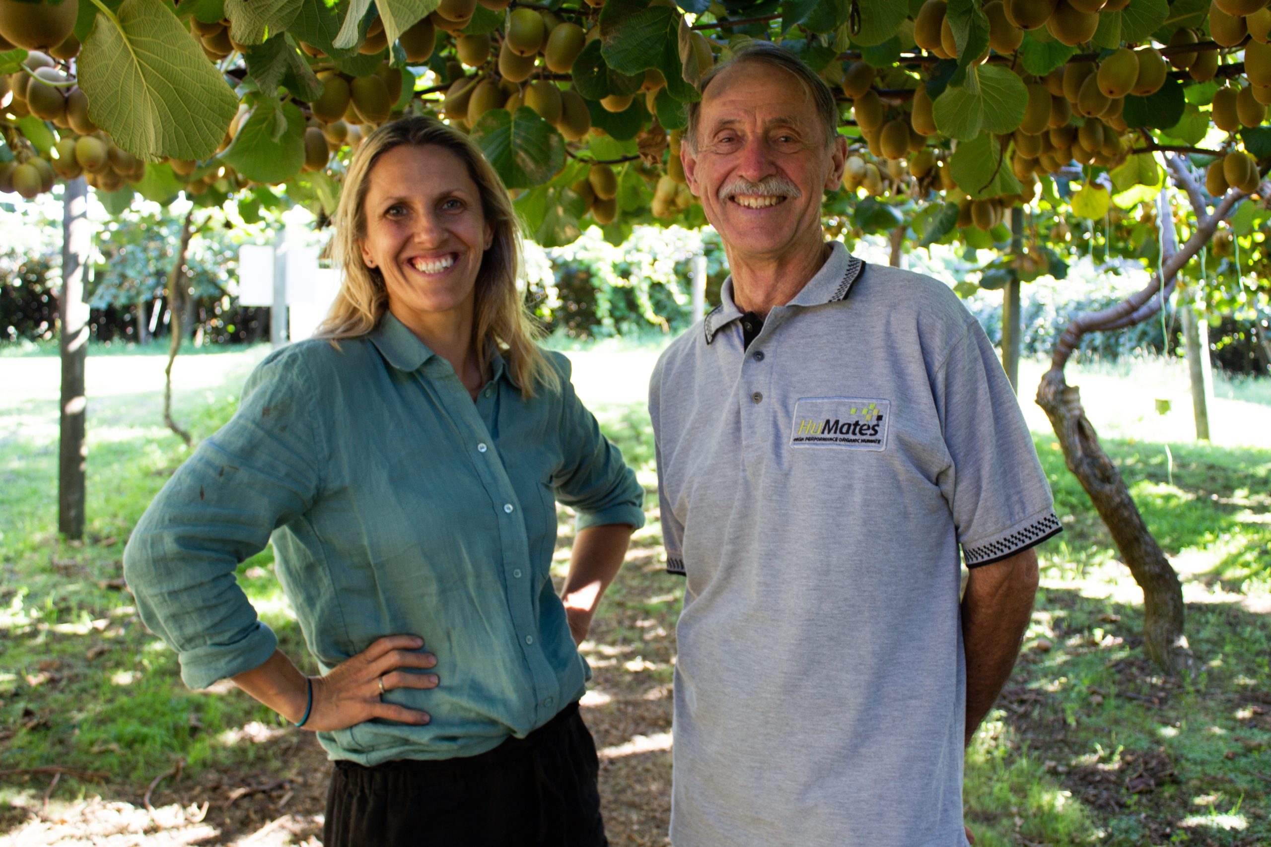 Julia Uffindell $ Fred Harvey of NZ Humates